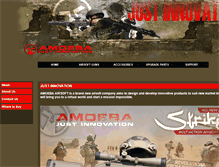 Tablet Screenshot of amoeba-airsoft.com